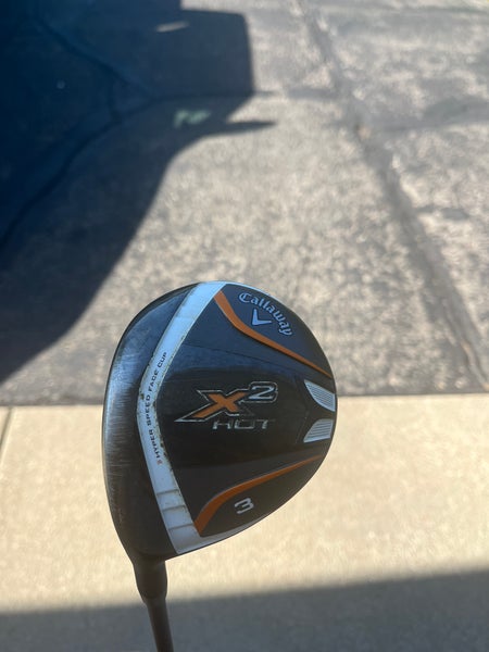 Men's 2021 Callaway X2 Hot Left Hand Fairway Wood Regular Flex 3 Wood (Used)