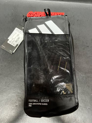 ADIDAS COPA GL PRO GOAL KEEPER GLOVES GK BLACK GOLD [IX3828] SZ 8 NWT $130