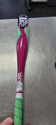 Used Adidas TRIPLE STRIPE T BALL BB/SB USA 2 1/4 Bat 24" 11497-S000150538