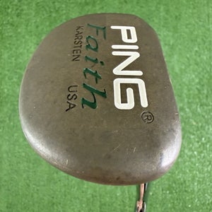 Ping Isopur Faith Karsten USA Mallet Putter Right Handed Original Grip 35”