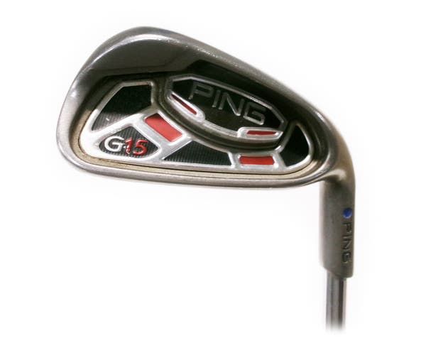 Ping G15 5-PW Blue Dot Iron Set Steel Ping AWT Stiff Flex