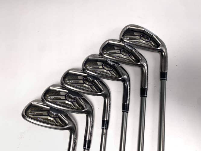 TaylorMade Burner 2.0 Iron Set 6-PW+GW SuperFast 55g Ladies Graphite Womens RH