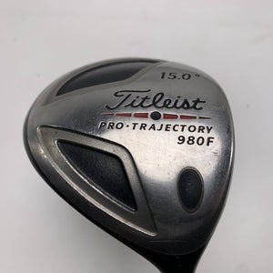 Titleist 980 F 3 Fairway Wood 15* True Temper DG S300 Stiff Mens RH