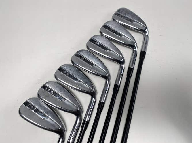 Ping G700 Iron Set 5-PW+GW Blue Dot 1* Up Alta CB AWT Regular Graphite Mens RH