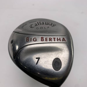 Callaway Big Bertha 2004 7 Fairway Wood 21* RCH 75w Regular Graphite Mens RH