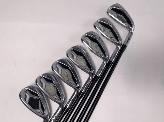 Ping G430 Iron Set 7-PW+AW+GW+SW Red Dot 1* Flat Alta CB Soft Regular Senior RH