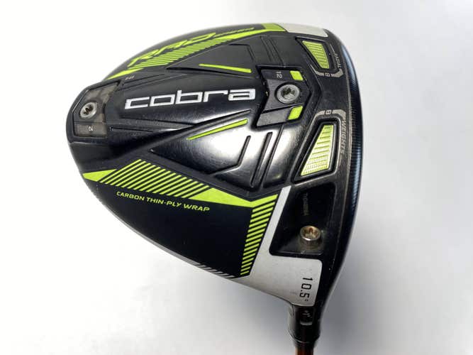 Cobra RAD Speed Driver 10.5* Aldila NVS Orange 55g Regular Graphite Mens RH