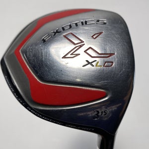 Tour Edge Exotics XLD 3 Fairway Wood 15*  Exotics XLD 49g Senior RH