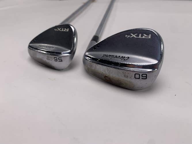 Cleveland RTX 4 Tour Satin Wedge Set 56* 10 60* 9 DG S400 Tour Issue Stiff RH
