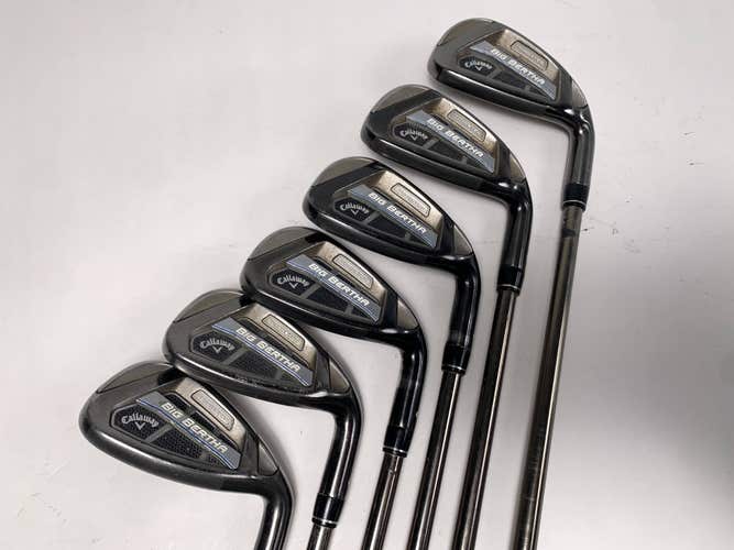 Callaway Big Bertha OS Iron Set 6-PW+SW UST Mamiya Recoil ES 450 F1 Ladies RH
