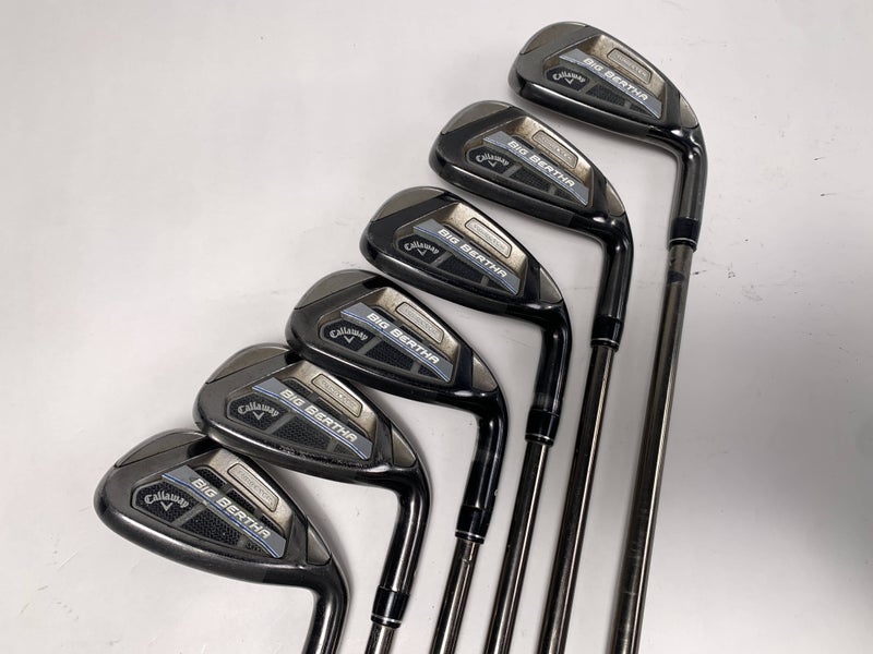 Callaway Big Bertha OS Iron Set 6-PW+SW UST Mamiya Recoil ES 450 F1 Ladies RH