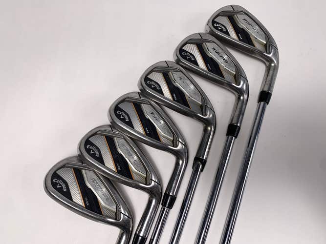 Callaway Mavrik Max Iron Set 5-PW KBS Max CT80 Regular Steel Mens RH