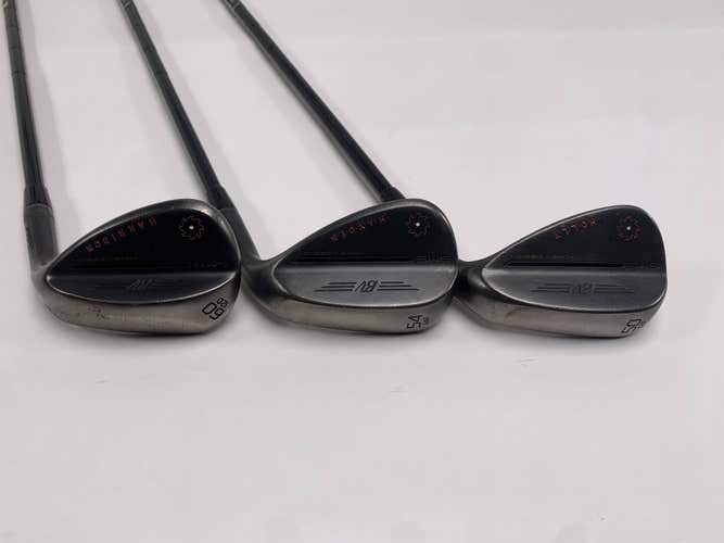 Titleist Vokey SM9 Jet Black Wedge Set 50* 12 | 54* 14 | 60* 12 TT DG S400 RH