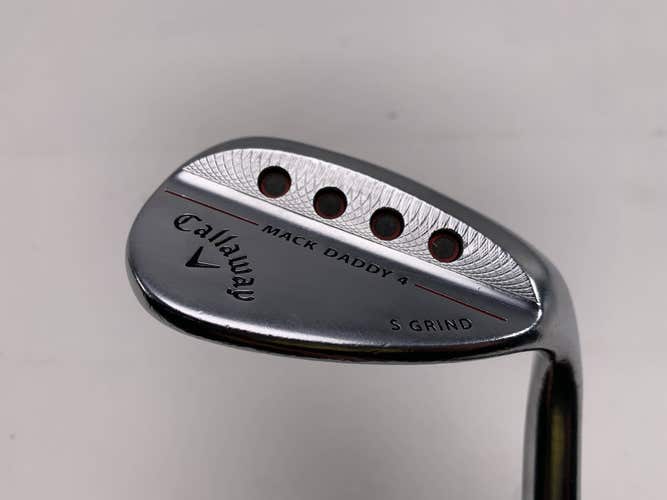 Callaway Mack Daddy 4 Chrome Lob Wedge LW 64* 10 S-Grind UST Mamiya DG Mens RH