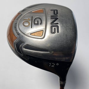Ping G10 Driver 12* TFC 129 D Stiff Graphite Mens RH
