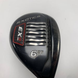 Tour Edge Exotics EX9 6 Hybrid 28* UST Mamiya Recoil 460 F2 Senior RH