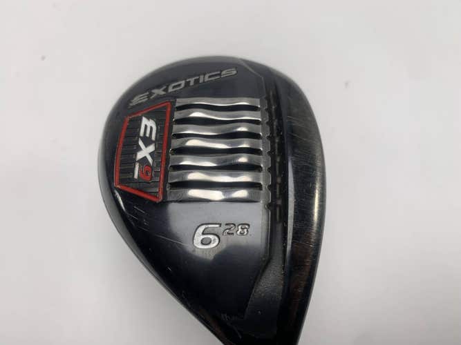 Tour Edge Exotics EX9 6 Hybrid 28* UST Mamiya Recoil 460 F2 Senior RH