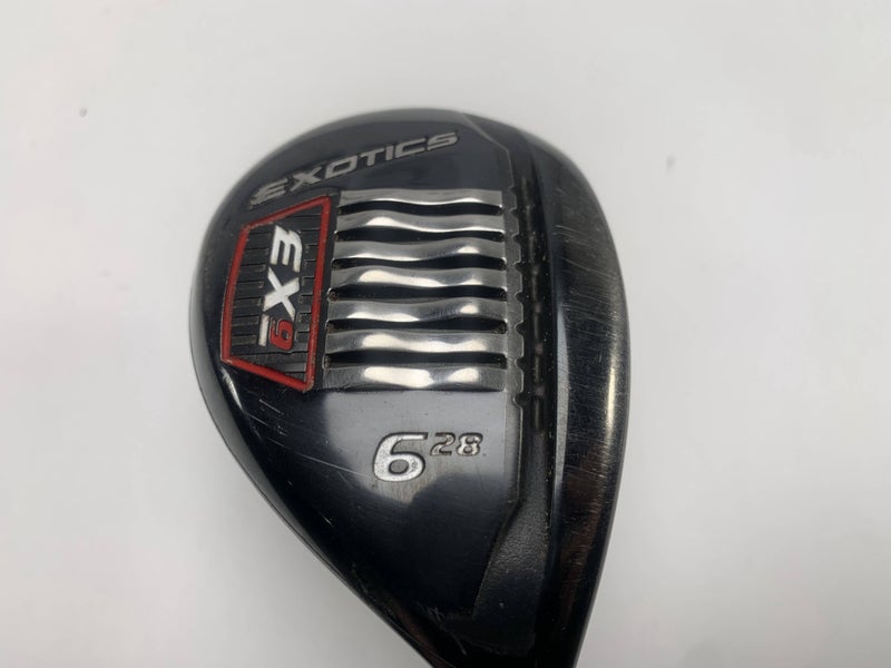 Tour Edge Exotics EX9 6 Hybrid 28* UST Mamiya Recoil 460 F2 Senior RH