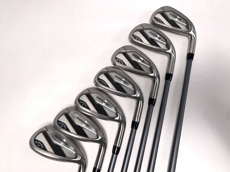 Callaway Mavrik Iron Set 5-PW+GW Project X Catalyst 5.5 Regular Graphite Mens RH