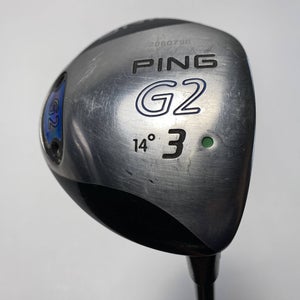 Ping G2 3 Fairway Wood 14* TFC100 Regular Graphite Mens RH Oversize Grip
