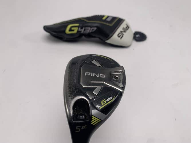 Ping G430 5 Hybrid 26* Tour 2.0 85g Stiff Graphite Mens LH HC