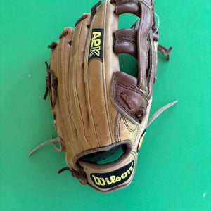 Wilson A2K 1799 RH Outfield Baseball Glove 13"
