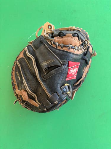 Brown Rawlings RCM45 RH Catcher's Baseball Glove 31.5"