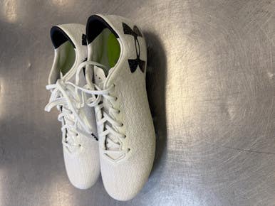 Used Under Armour Soccer Cleats White Senior 7.5 11339-S000192270