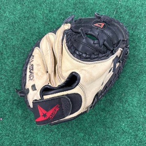 Black & Tan All Star Young Pro Series (CM1010BT) RH Catcher's Baseball Glove 31.5" (Used)