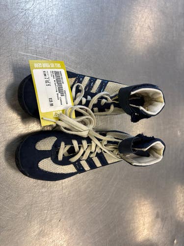 Used Adidas Wrestling Shoes Navy Blue Junior 02.5 11339-S000192120