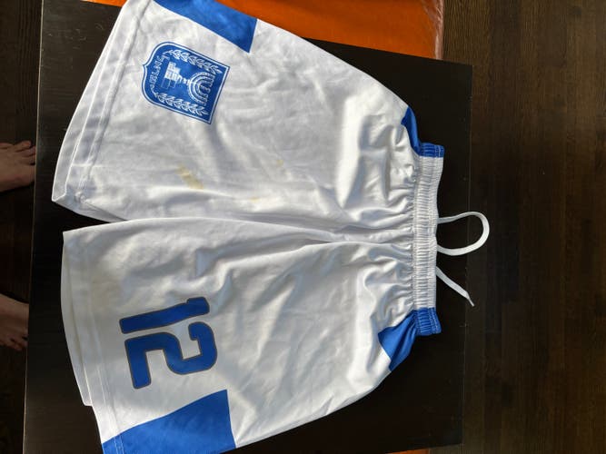 Israel Lacrosse National Team Blue/White Men's Shorts #2 (Used) #12