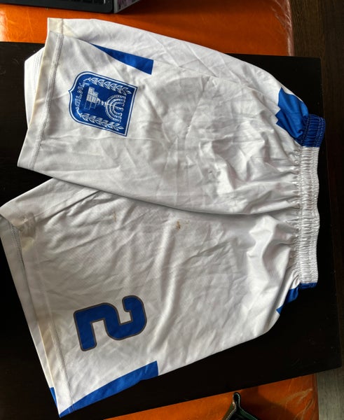 Israel Lacrosse National Team Blue/White Men's Shorts #2 (Used) #2- Stain on front