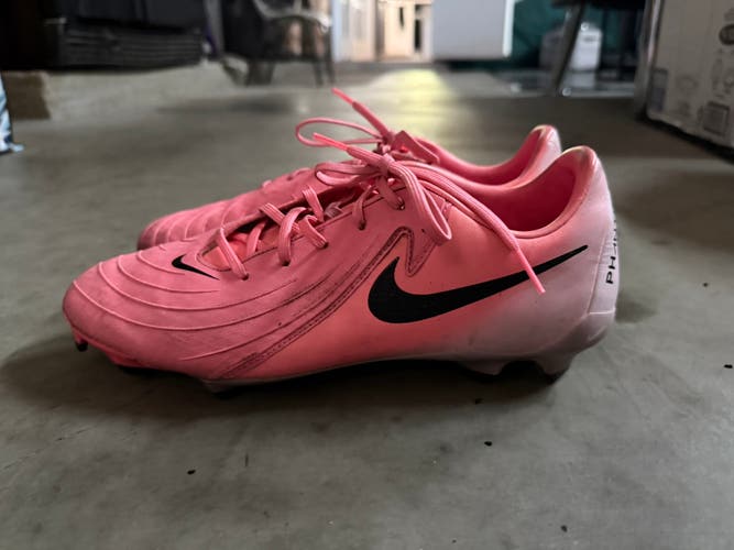 Pink Unisex Size M 9.0 (W 10.0) Nike Phantom GX Molded Cleats Cleats (Used)