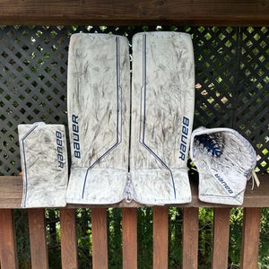 #35 Jack Lafontaine Used 34" Regular Bauer Mach Goalie Full Set