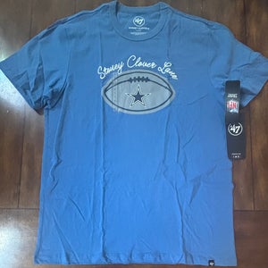 NFL Stoney Clover Lane ‘47 Brand Dallas Cowboys Men's T Shirt Size Large NWT
