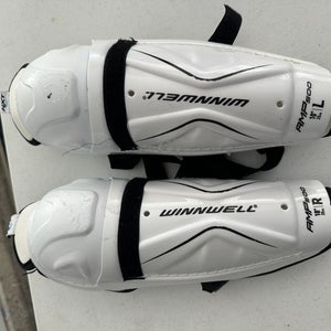 Junior Winnwell AMP 500 10" Shin Pads (Used)