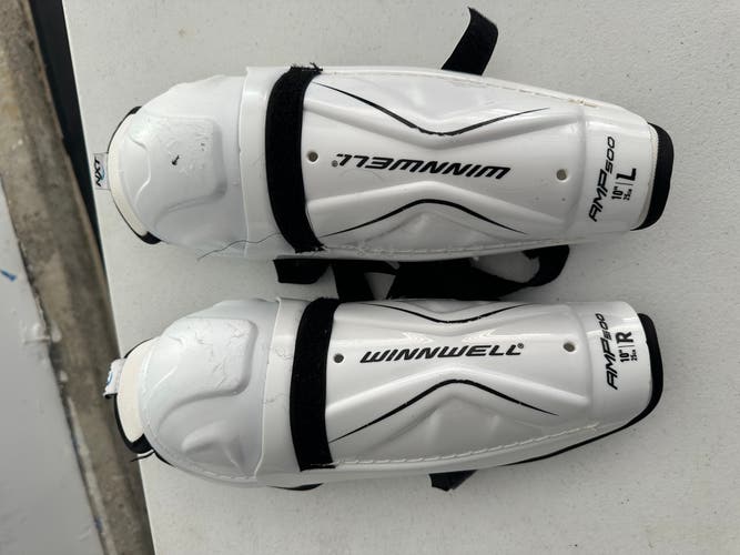 Junior Winnwell AMP 500 10" Shin Pads (Used)