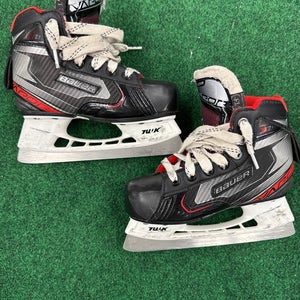 Youth Bauer Vapor X2.7 Hockey Goalie Skates (Regular) | Size: 13 (Used)