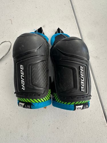 Large Youth Bauer X Elbow Pads (New)