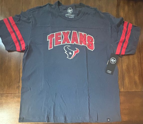 Houston Texans 47 Brand Adult XL T-Shirt NWT