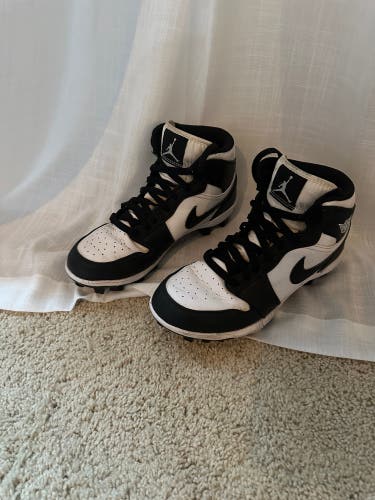 Men's Size M 7.0 (W 8.0) Jordan 1 Mid Football Cleats (Used)