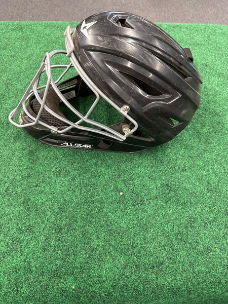 Black Adult All Star Mvp 2500 Catcher's Mask (Used) 7-7 3/4