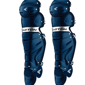 NEW Easton GAMETIME Catcher’s Leg Guards Intermediate 12‑15 – Navy – FREE SHIPPING