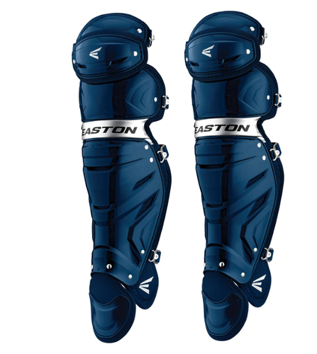 NEW Easton GAMETIME Catcher’s Leg Guards Intermediate 12‑15 – Navy – FREE SHIPPING