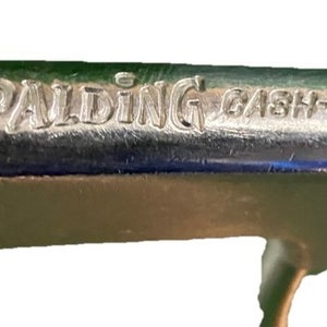 Spalding Cash-In Special Blade Putter RH Stepless Steel 34.5" Leather Wrap Grip