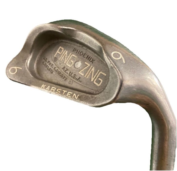 Ping Zing 6 Iron Silver Dot 4* Upright Men's RH JZ Stiff Steel 37.5" Great Grip
