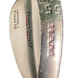 RAM Staff Troon Nickel Sand Wedge 55* Men's RH  Factory Grip Stiff Steel 35.5"