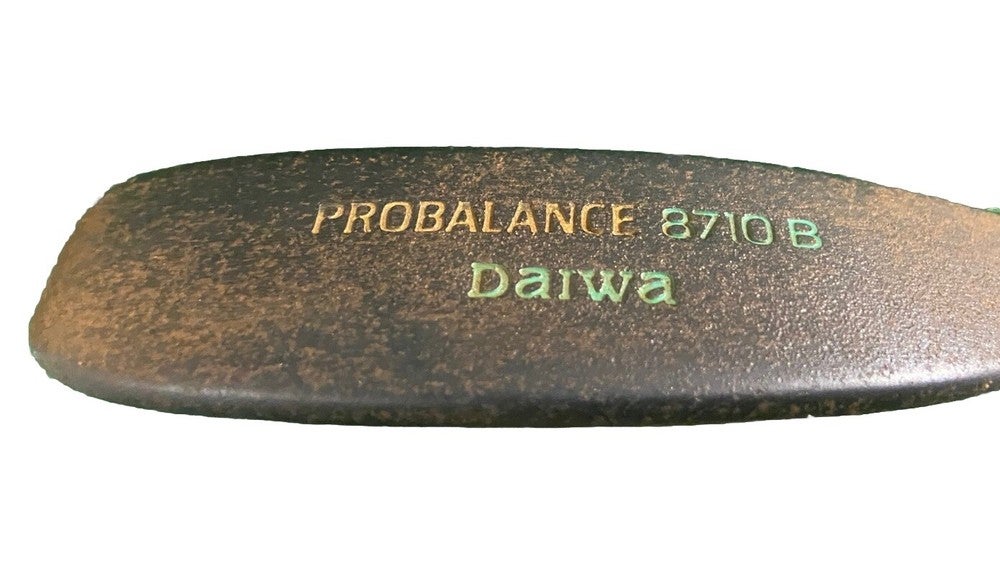 Daiwa Pro Balance 8710 B Gooseneck Putter RH Steel 35" Fulcrum Label Great Grip