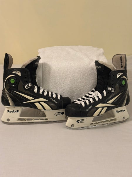 Reebok RBK 10K Pump Senior Men's Ice Hockey Skates 10D - Excellent Condition