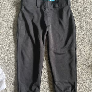 Black Large Kids Unisex Easton Pants (New)